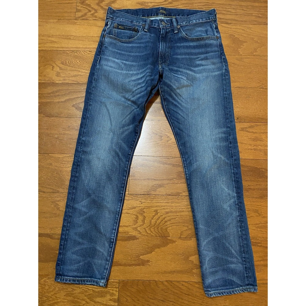 Polo Ralph Lauren Jeans Mens 30x30 30x29.5 Blue Medium Wash Sullivan Slim Denim